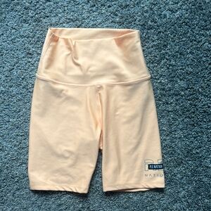 P.E Nation Women's Light Peach Bike Shorts